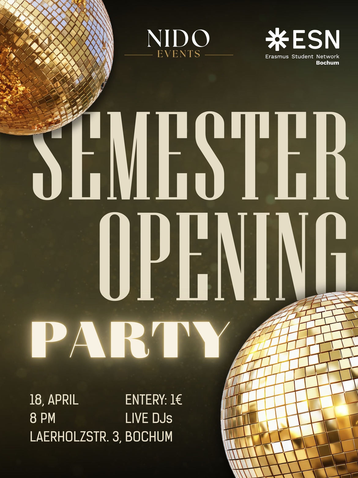 ✨ SEMESTER OPENING PARTY ✨